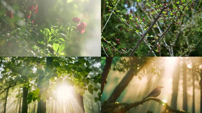 春暖花开 蝴蝶 鸟