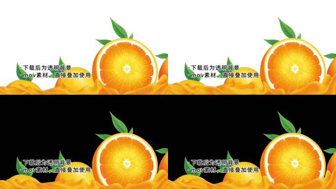 橙子橙汁广告包装