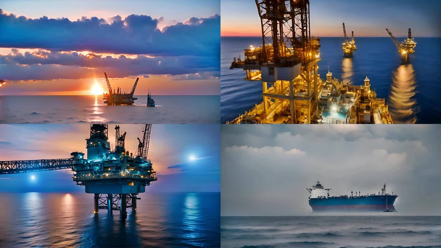 海上石油钻井平台石化能源