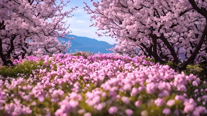 春暖花开 花海 春分 春天