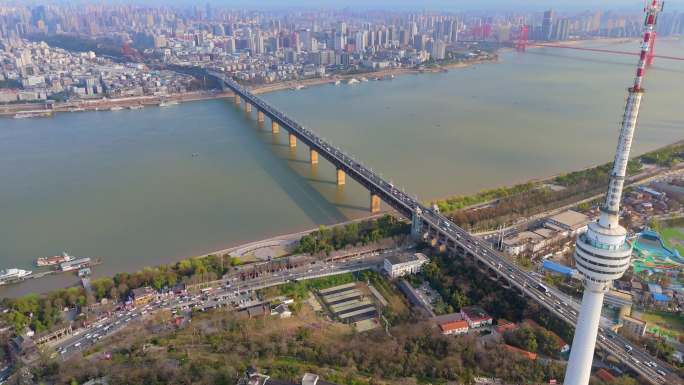 武汉长江大桥风光素材合集