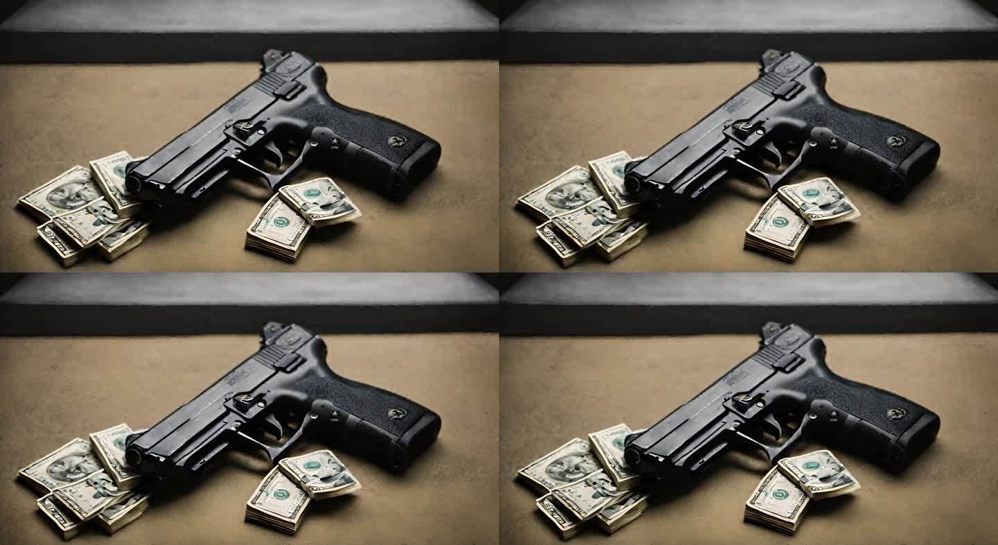 缉毒局在一次缉毒行动中缴获了武器金钱