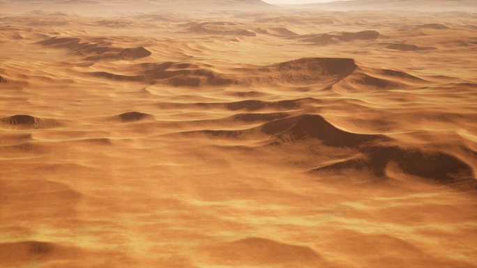 【4K】沙漠景观戈壁沙漠壮丽戈壁