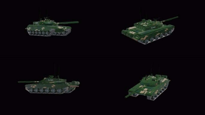 8K99坦克360度旋转 4K99坦克