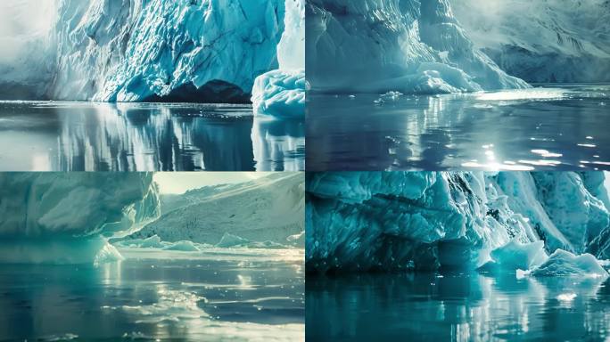 冰川融化 北极 南极