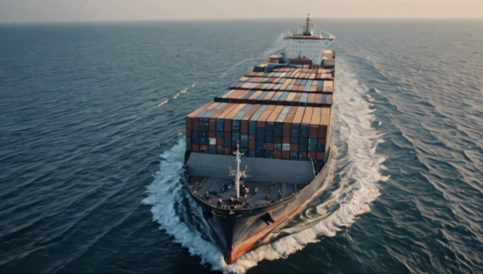 海上货轮集装箱运输