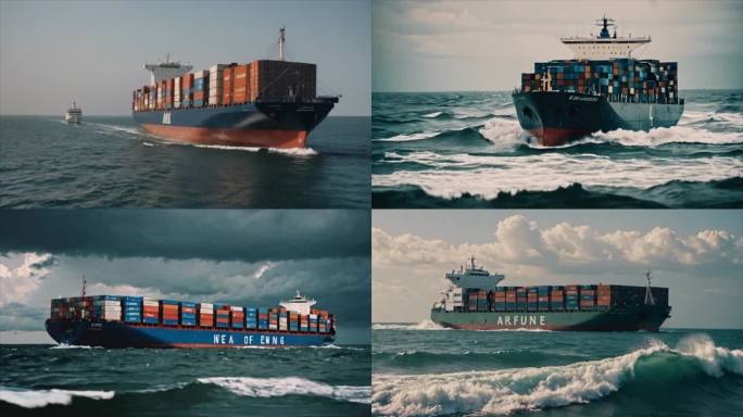 海上货轮集装箱运输