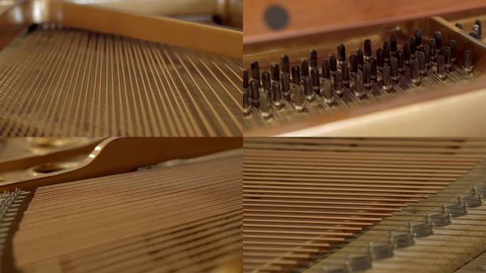 4K钢琴结构素材