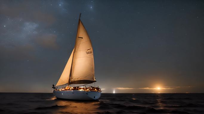 夜晚航行的帆船 夜晚航行：创业之路