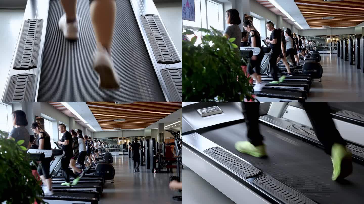 跑步机，锻炼，健身房，跑步，耐力，运动