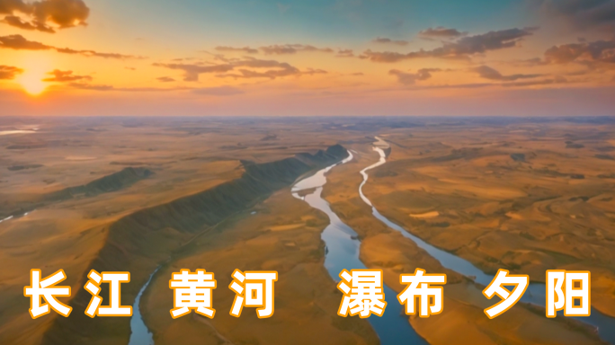 长江黄河 唯美风景 大江大河
