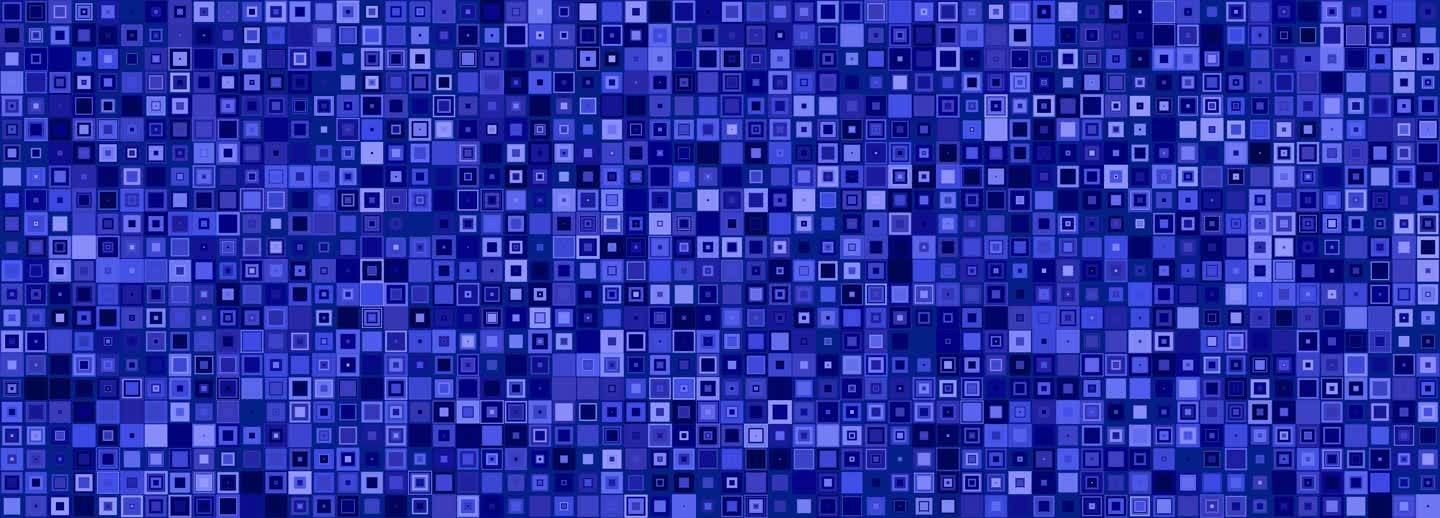 6K蓝色阵列方块(小)闪烁无缝循环