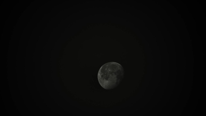 暗黑天空中的月全食-月相静态