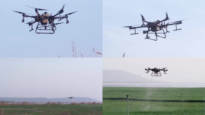 无人机喷洒农药现代农业