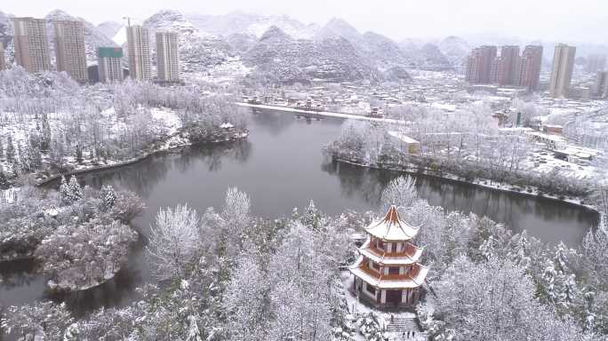 德湖 冬景