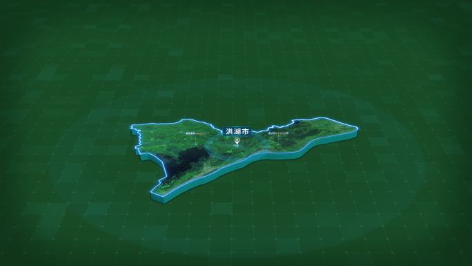 湖北荆州市洪湖市面积人口区位地图信息展示
