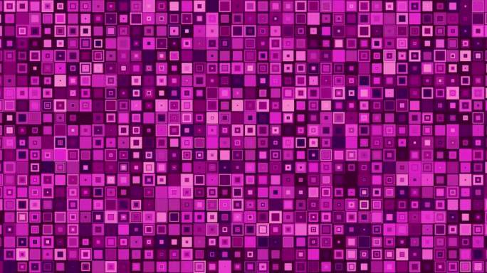 6K紫色青色阵列方块(小)闪烁无缝循环