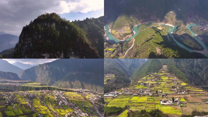 云南怒江丙中洛春天油菜花