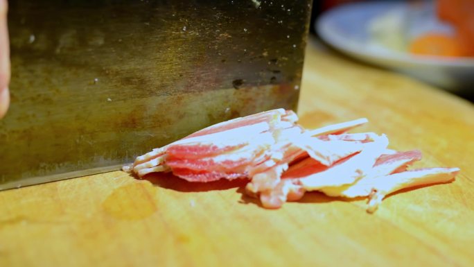 切肉 手工切肉片 食材
