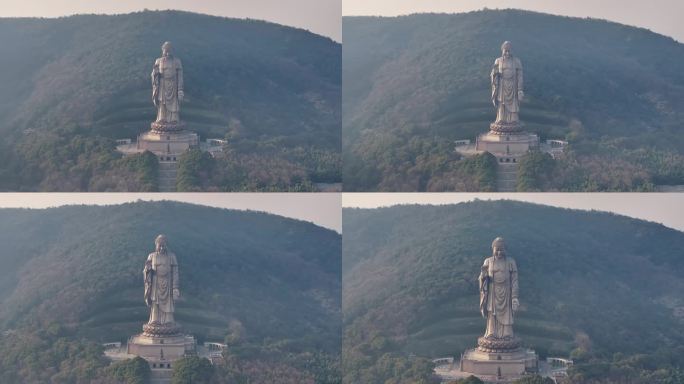 无锡灵山胜境灵山大佛航拍