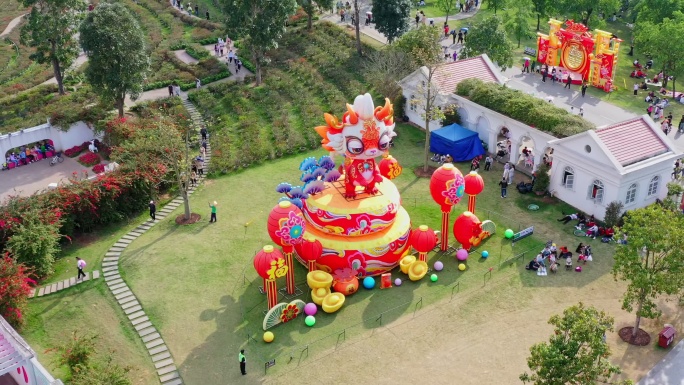 南宁青秀山风景区  新春花灯节灯会