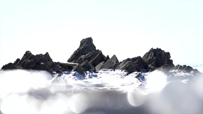 大海海冰宣传片空镜头