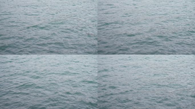 蓝色海水起伏平面绿色海洋海水水面波浪