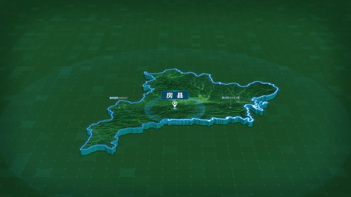 湖北十堰市房县面积人口区位地图信息展示