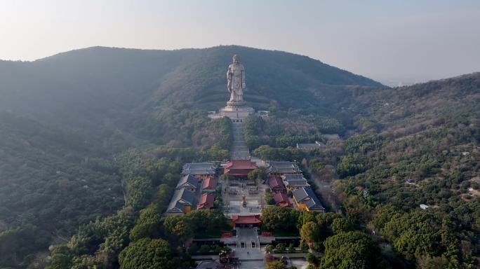 无锡灵山胜境灵山大佛航拍