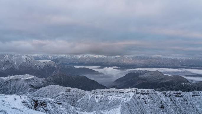 蜀山之王贡嘎雪山延时