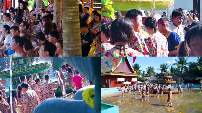 在泰国感受泼水节文化