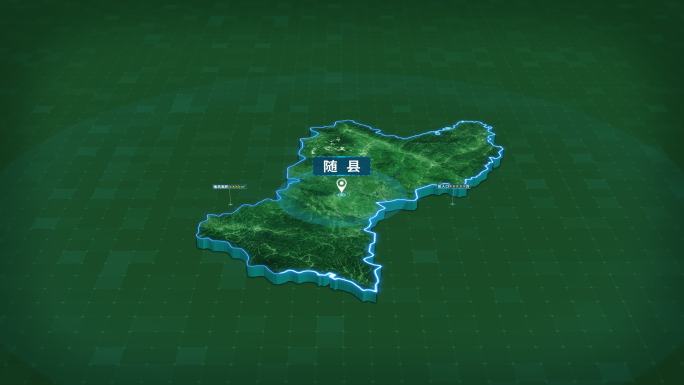 湖北省随州市随县面积人口区位地图信息展示