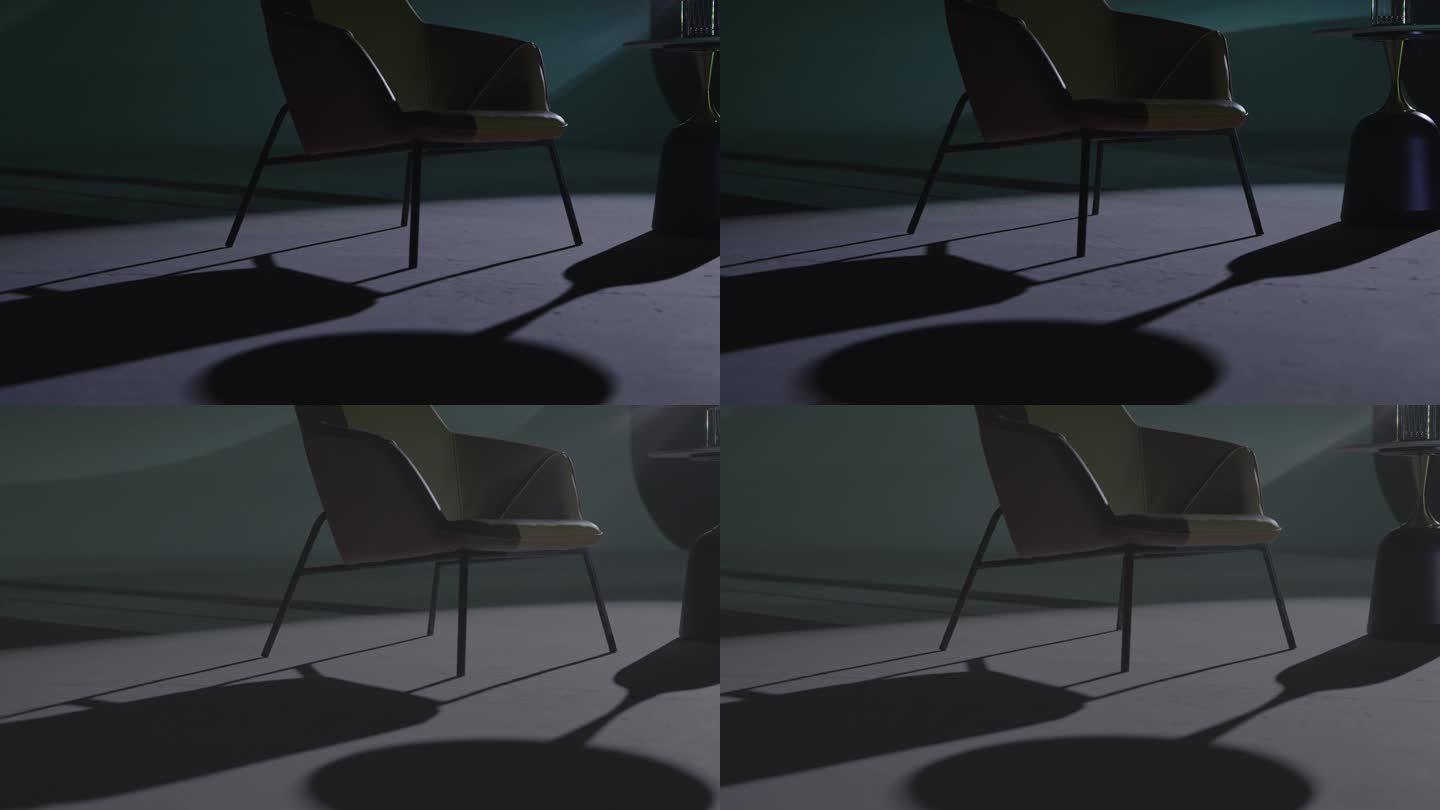 椅子光影