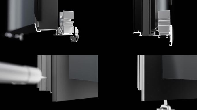 系统门窗窗框组装注胶