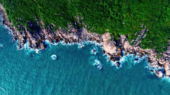 海南三亚海棠湾后海岛屿