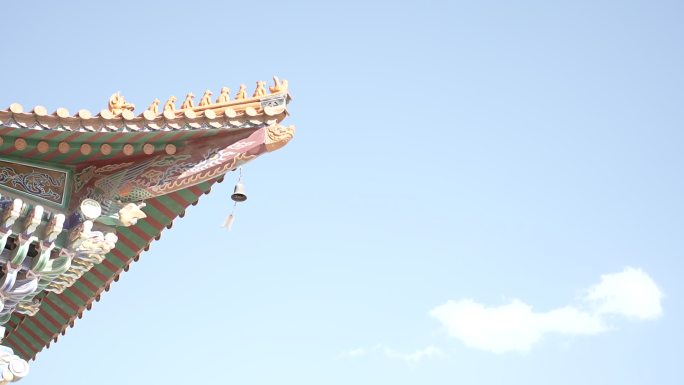 昆明 官渡区 宝华寺 寺庙  宫墙