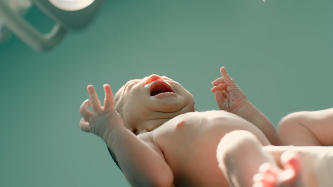 医院婴儿宝宝新生新生儿健康生命
