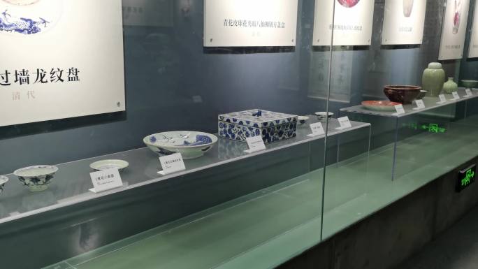 博物馆展厅文物陈列