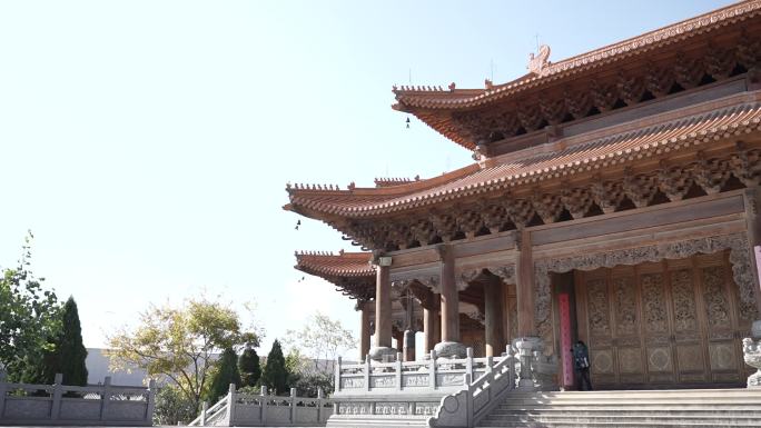 昆明 官渡区 宝华寺 寺庙  阶梯