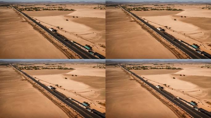 非洲公共交通和基础设施土路鸟瞰巴士