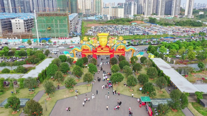 南宁青秀山风景区  新春花灯节灯会