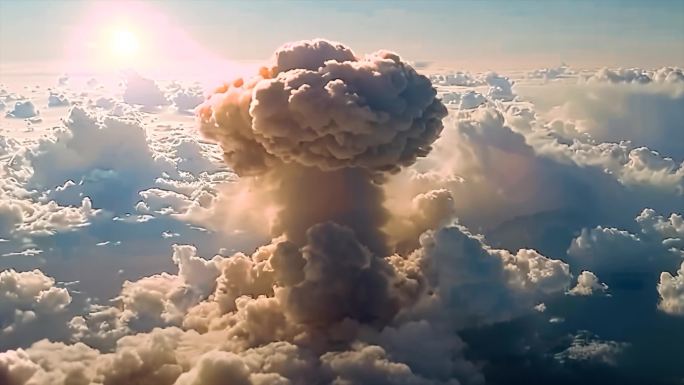 世界大战原子弹氢弹核弹核武器爆炸军事素材