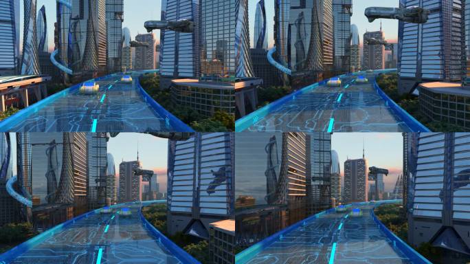 未来之城未来城市未来建筑科幻城市科技城市