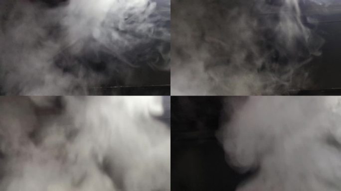 烟雾混乱风灰尘喷雾摄影效果透明燃烧 迷幻