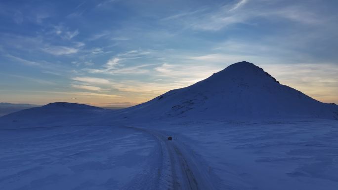 冰岛北极圈斯奈山半岛跟车航拍