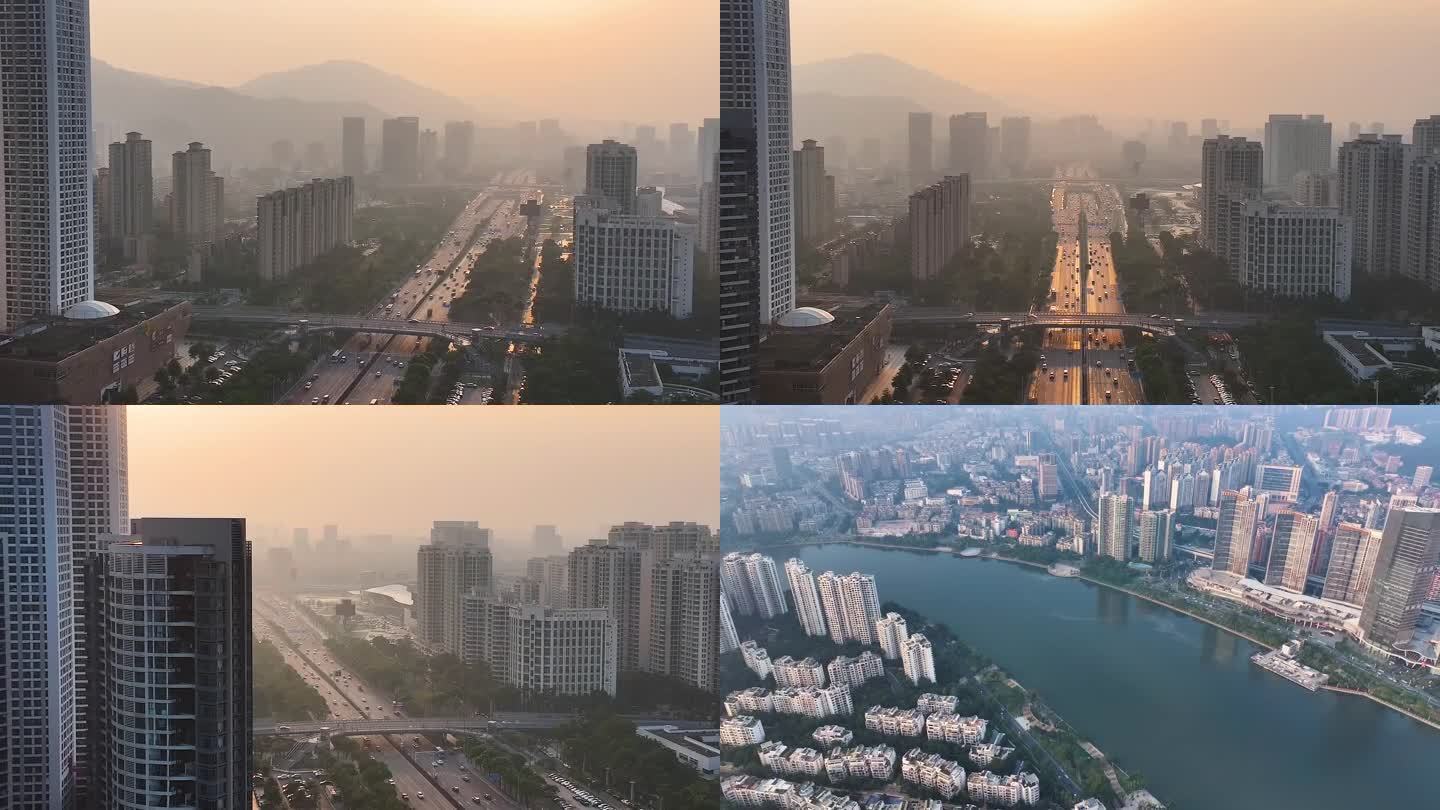 航拍广东珠海横琴粤港澳大湾区风景10