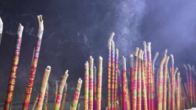 焚香 上香 祭祀 香火 寺庙 祭祖