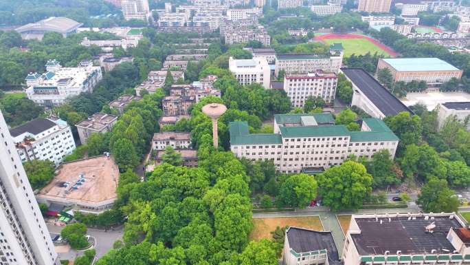 湖北武汉理工大学马房山校区东院东区航拍大