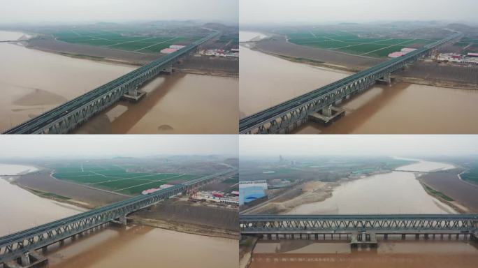 山东聊城：聊泰黄河公铁大桥即将正式通车