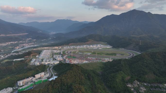 香港马会从化马场航拍从化马场大景高空视角